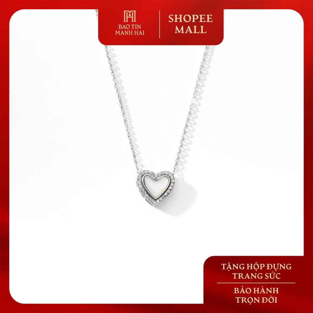 Bao Tin Manh Hai สร้อยคอเงิน 925 ดีไซน์จี้หัวใจ BCD2B92KDH-504001