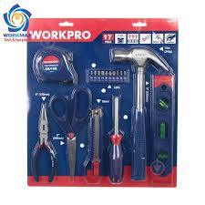 WORKPRO W ชุดเครื่องมือในครัวเรือน 17 ชิ้น009034