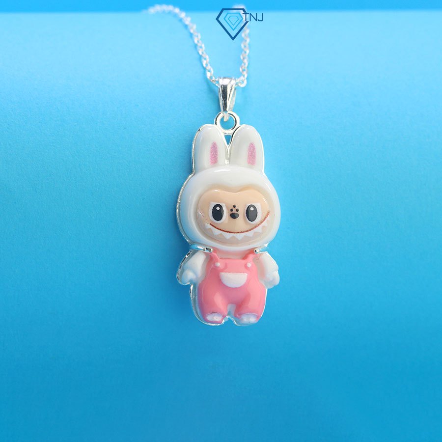 สร้อยคอเงินเด็ก labubu น่ารัก DCT0121 - TNJ Jewelry