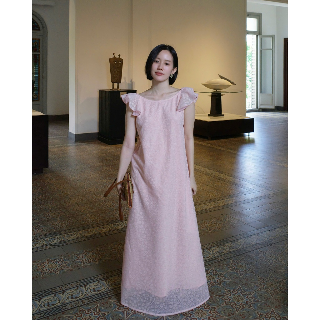 SEREN - เดรสจับจีบยาวผ่าหลัง - osu