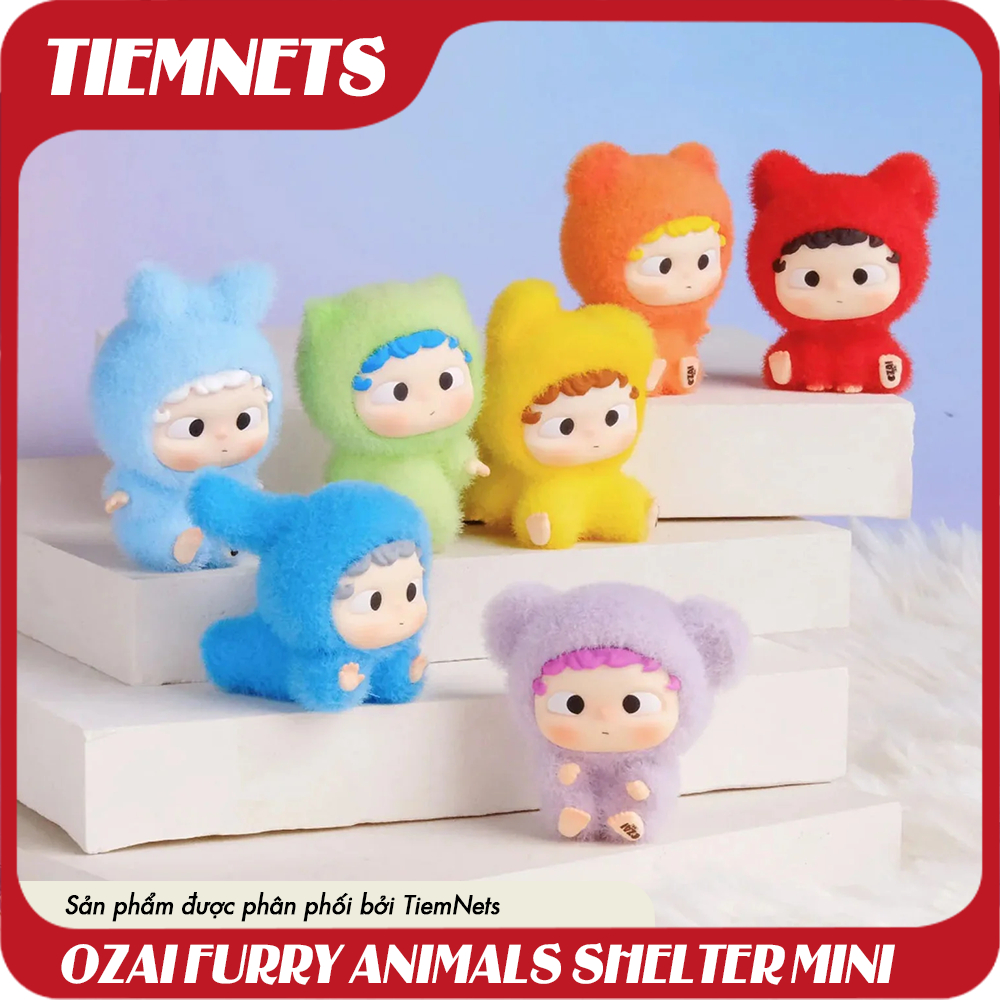 BLIND BOX OZAI FURRY ANIMALS SHELTER MINI MODEL - HEYONE