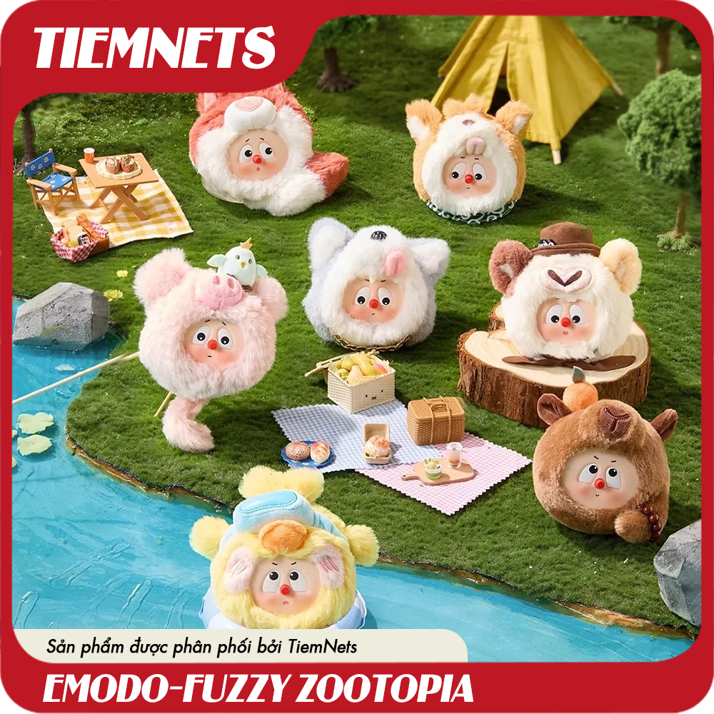 BLIND BOX EMODO MODEL - FUZZY ZOOTOPIA - HEYONE