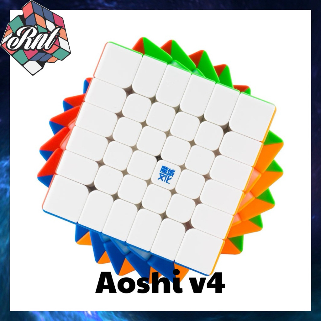 Rubik 6x6 Moyu Aoshi v4 Tripple Double รางเดี่ยว