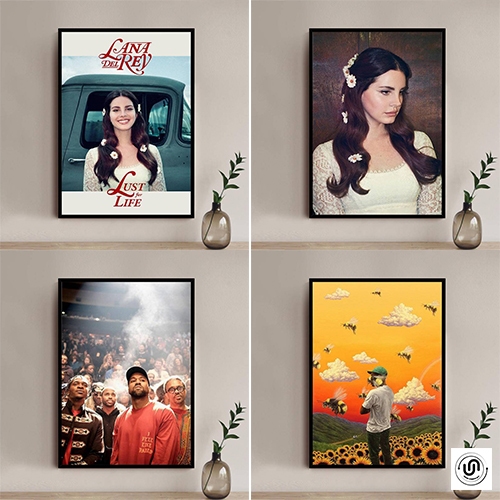 SOS โปสเตอร์อัลบั้มสติ๊กเกอร์ติดผนัง Music Decal Lana Del Rey Beauty Tyler The Creator ตกแต่งบ้าน