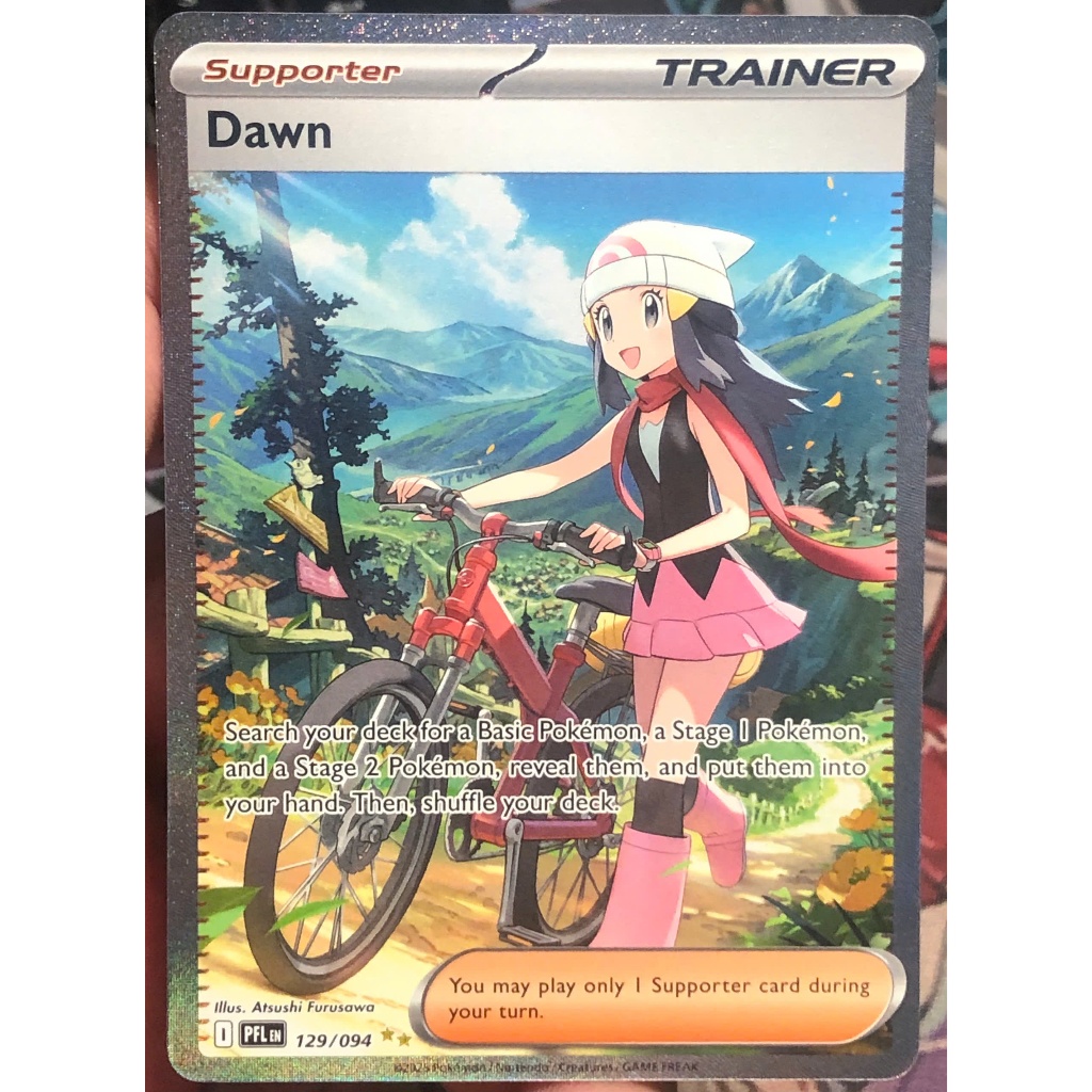[KW2 Pokemon] [EN] การ์ด Dawn - 129/094 - ภาพประกอบพิเศษ Rare
