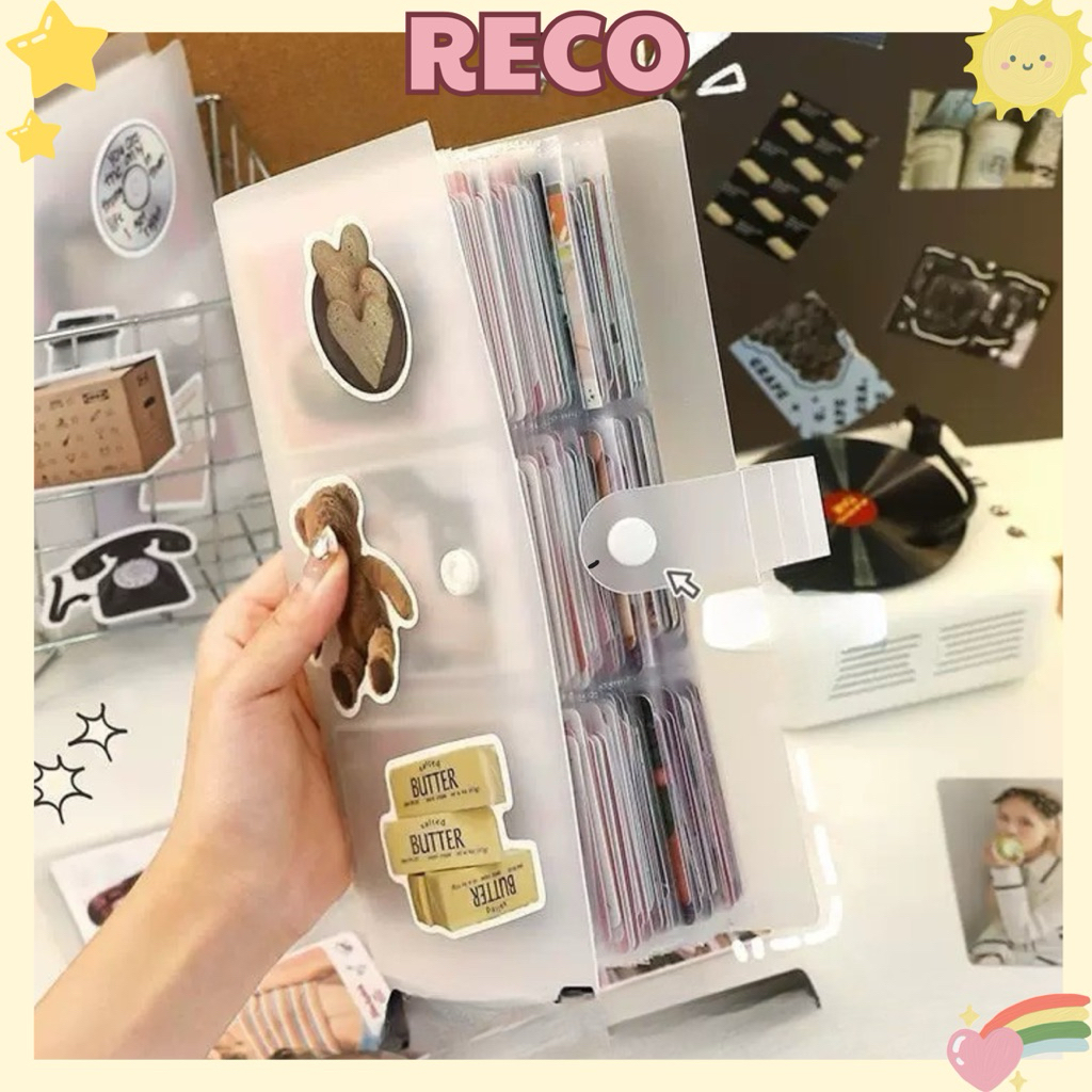 อัลบั้มรูปโพลารอยด์ ทั้งช่องเก็บภาพถ่าย RECO