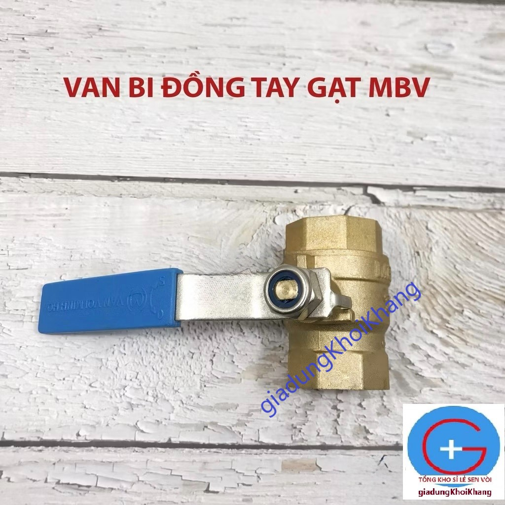 MBV บอลวาล์วทองเหลือง dn15(1/2), dn20(3/4''), dn25(1'') สินค้าเวียดนามคุณภาพสูง - PN10