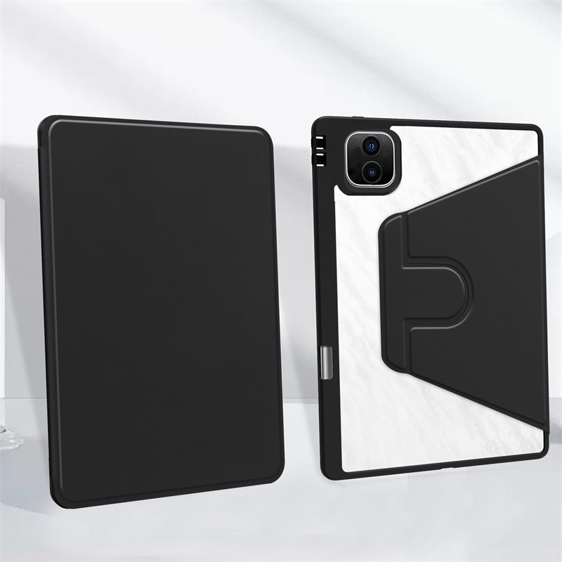 เคสหนัง Honor Magic Pad 2, Pad GT Pro 12.3 นิ้ว 360 ROTATION, WITH PEN TRAY (สีดํา)