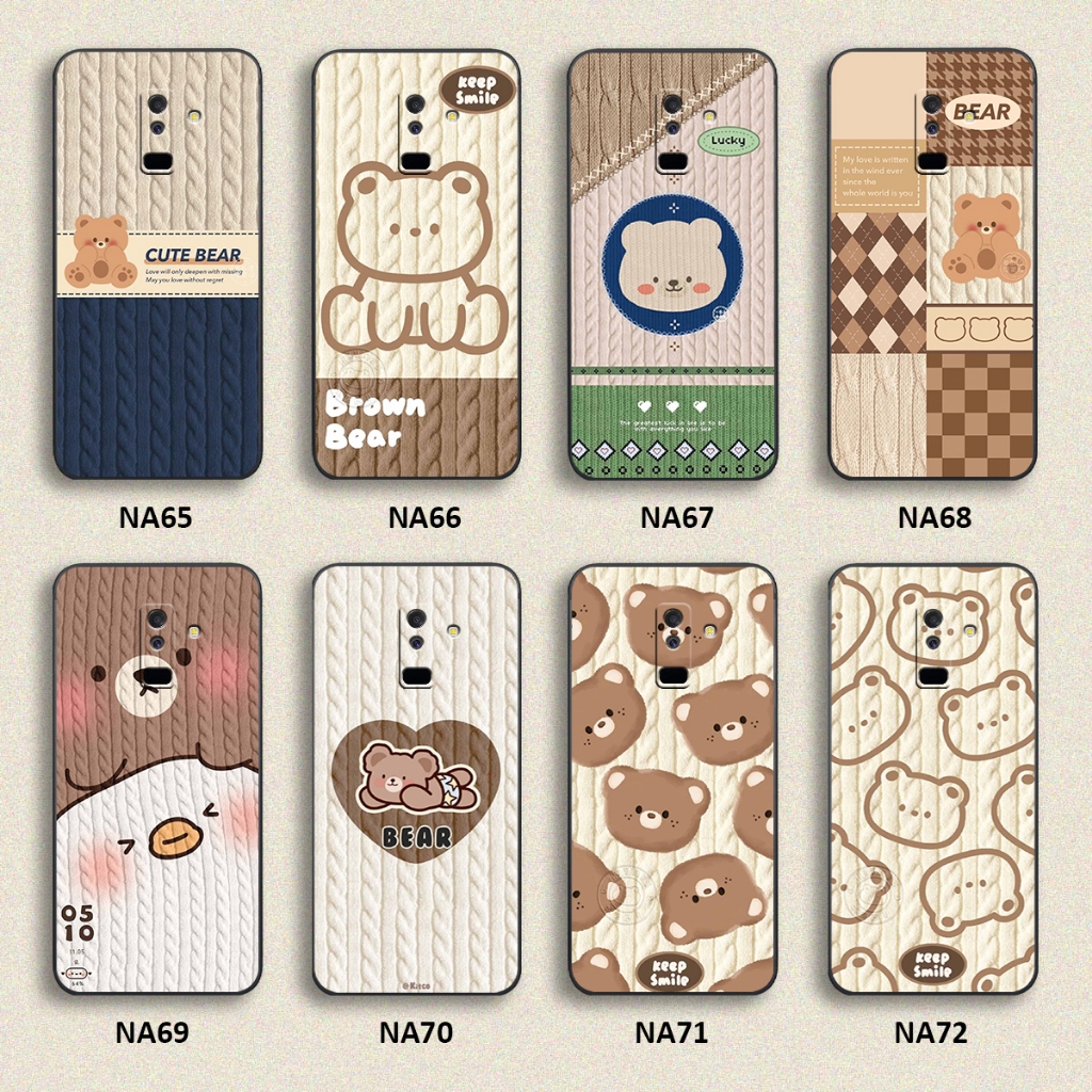 เคส Samsung J8 ลายขนสัตว์หมีน่ารัก