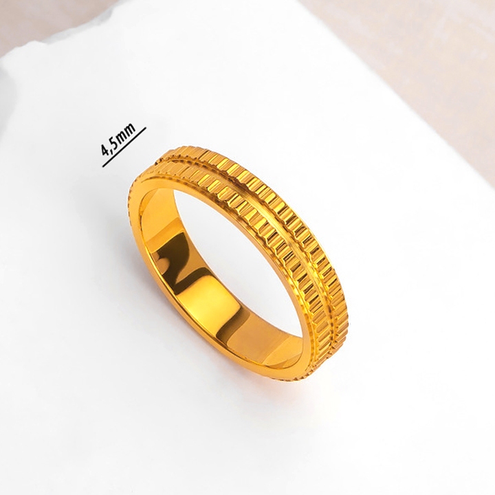 TC190 แหวนไทเทเนียมแฟชั่น Gear