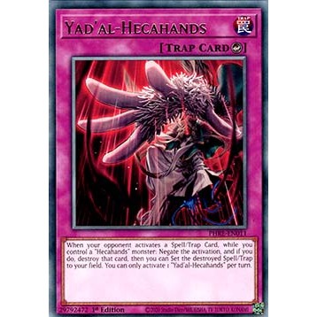 [Yugioh Funny Shop] การ์ด 1 ใบ PHRE-EN011 Yadal-Hecahands (V.2 - Super Rare)