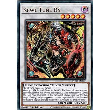 [Yugioh Funny Shop] การ์ด 1 ใบ PHRE-EN037Kewl Tune RS" Ultra Rare