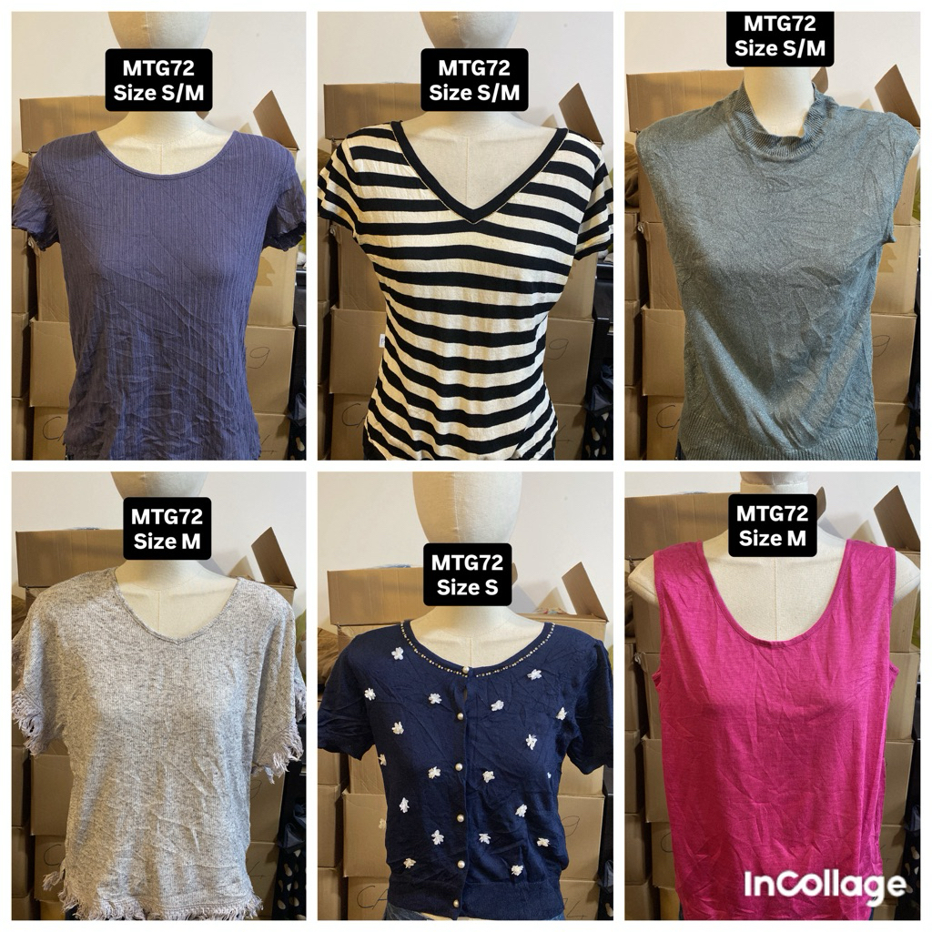 [Size S/M] [Up 9/12]- เสื้อยืด 2hand เกาหลี - ทรงหลวม สวยสุดๆ ผ้านุ่ม