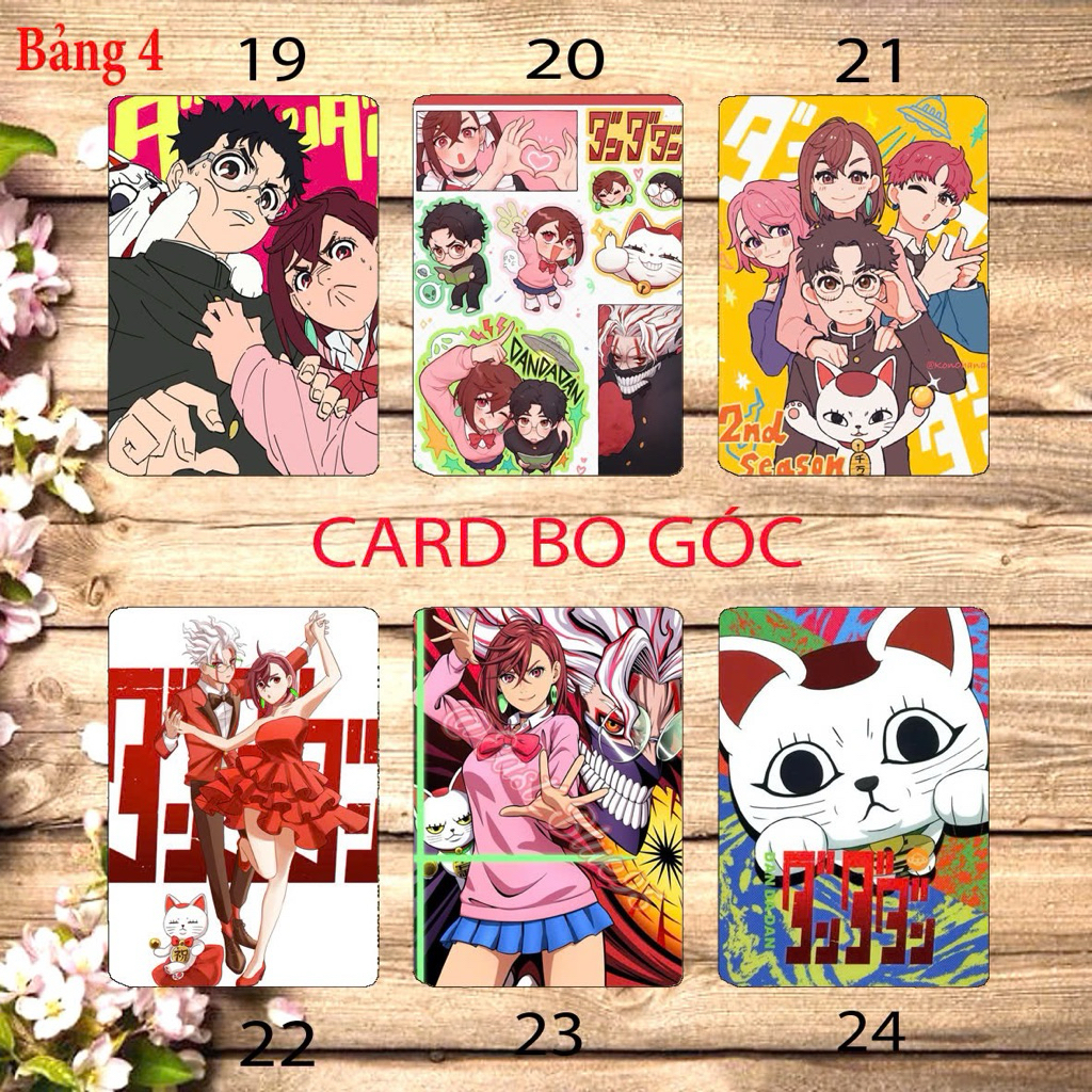 Dandadan Ayase Momo,การ์ดรูปภาพ Takakura Ken มุมโค้งมน 6 รูปที่แตกต่างกัน/ Dandadan Ayase Momo, การ์