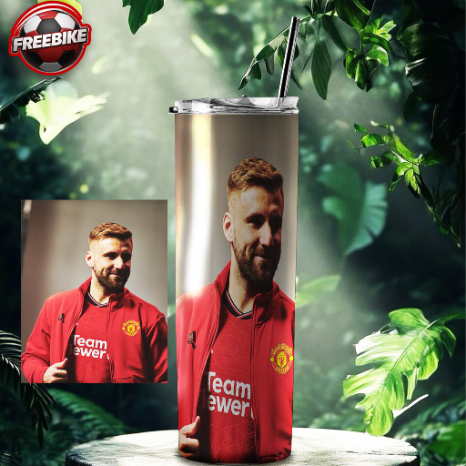 ถ้วยสุขภาพของขวัญพรีเมี่ยมทําจากสแตนเลสพร้อมโลโก้ Luke Shaw PRINTED - คุณภาพสูงสุด