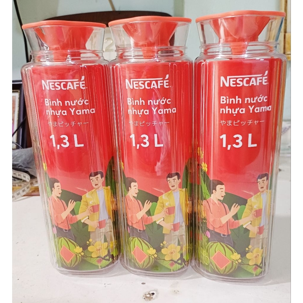 ชุดขวดน้ําพลาสติก Inochi 3 ขวด 1300ml (ของขวัญ NSCAFE)