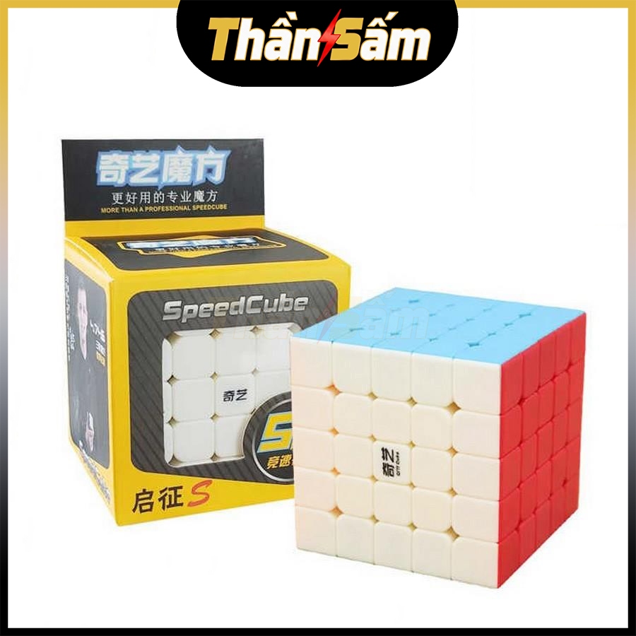 Rubik QiYi QiZheng 5x5 Rubiks Cube 5x5x5 ของเล่นทางปัญญาไร้สติกเกอร์สําหรับเด็กเพื่อพัฒนาการคิด