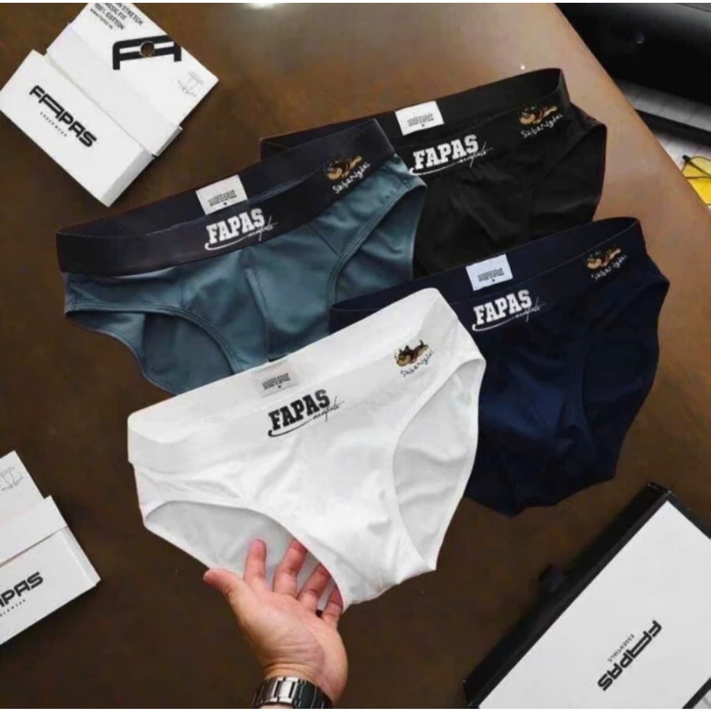 [Painn] Combo of 4 กางเกงยางยืดทอ Fapas ทําจากยางยืดเย็นแท้