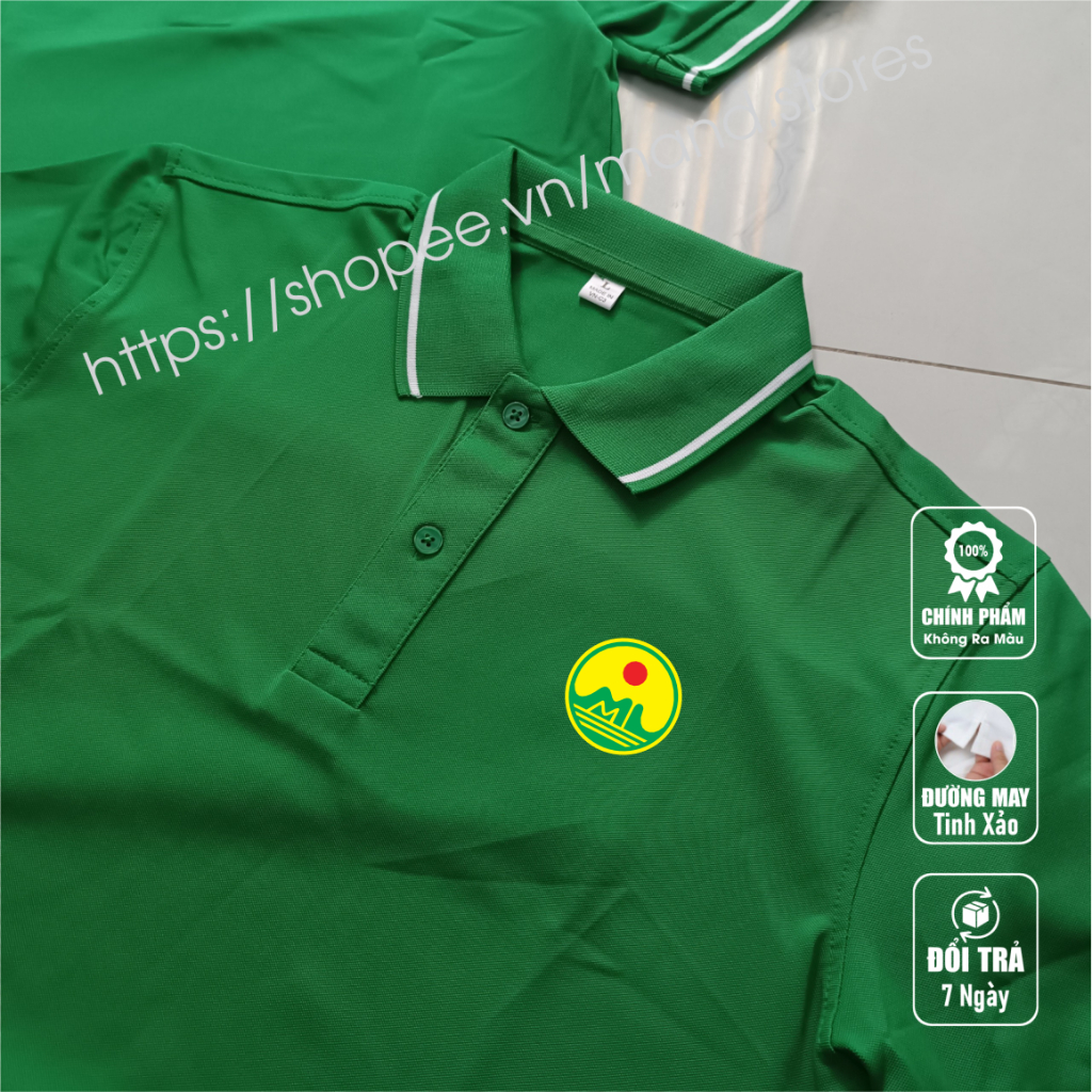 MAI LINH เสื้อยืดโปโล - ผ้าจระเข้ CVC คุณภาพสูง หนา เนียน เย็นสบาย - ทนทาน ต่อต้านริ้วรอย - 4man Sto