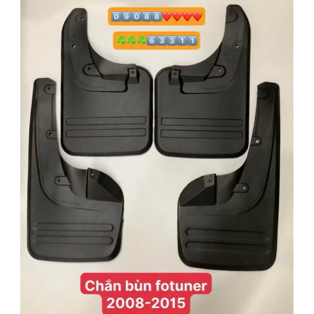 TOYOTA FORTUNER - Fortuner 2007 ถึง 2015 บังโคลน + สกรู จํากัดโคลนกระเด็นบนร่างกายแห่ง fortuner2006-