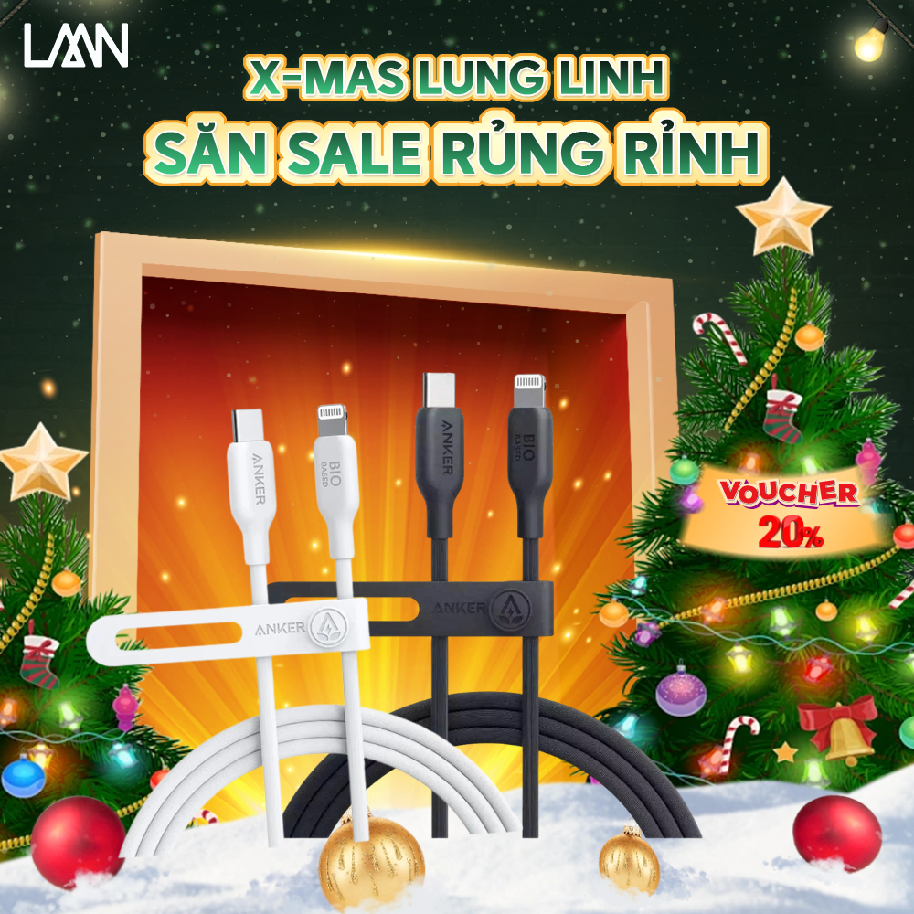 Anker 542 TPE สายชาร์จ USB-C ถึง L แบบชีวภาพ ยาว 1.8M - A80B2 [USED สําหรับ IPHONE 14 SERIES ขึ้นไป]