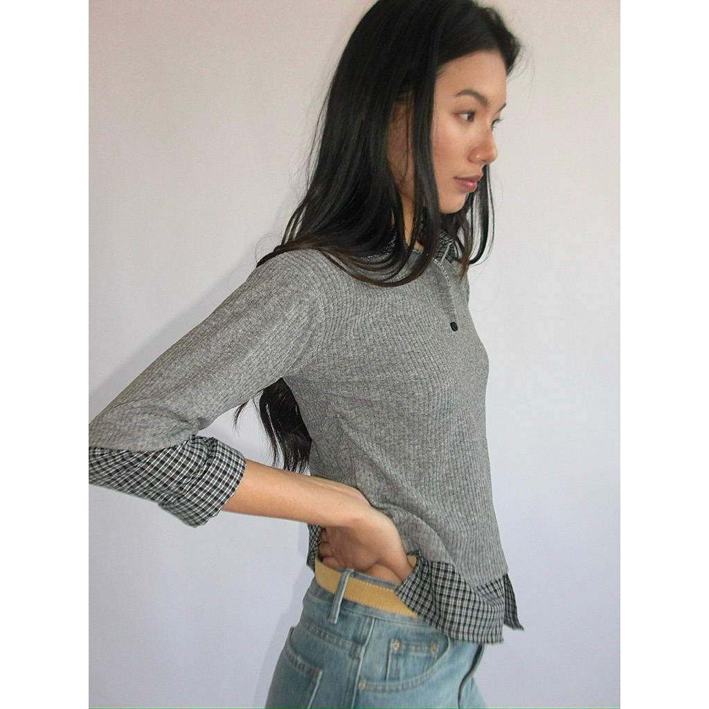 IVY KNIT SHIRT - เสื้อชั้นขนสัตว์ Miyou