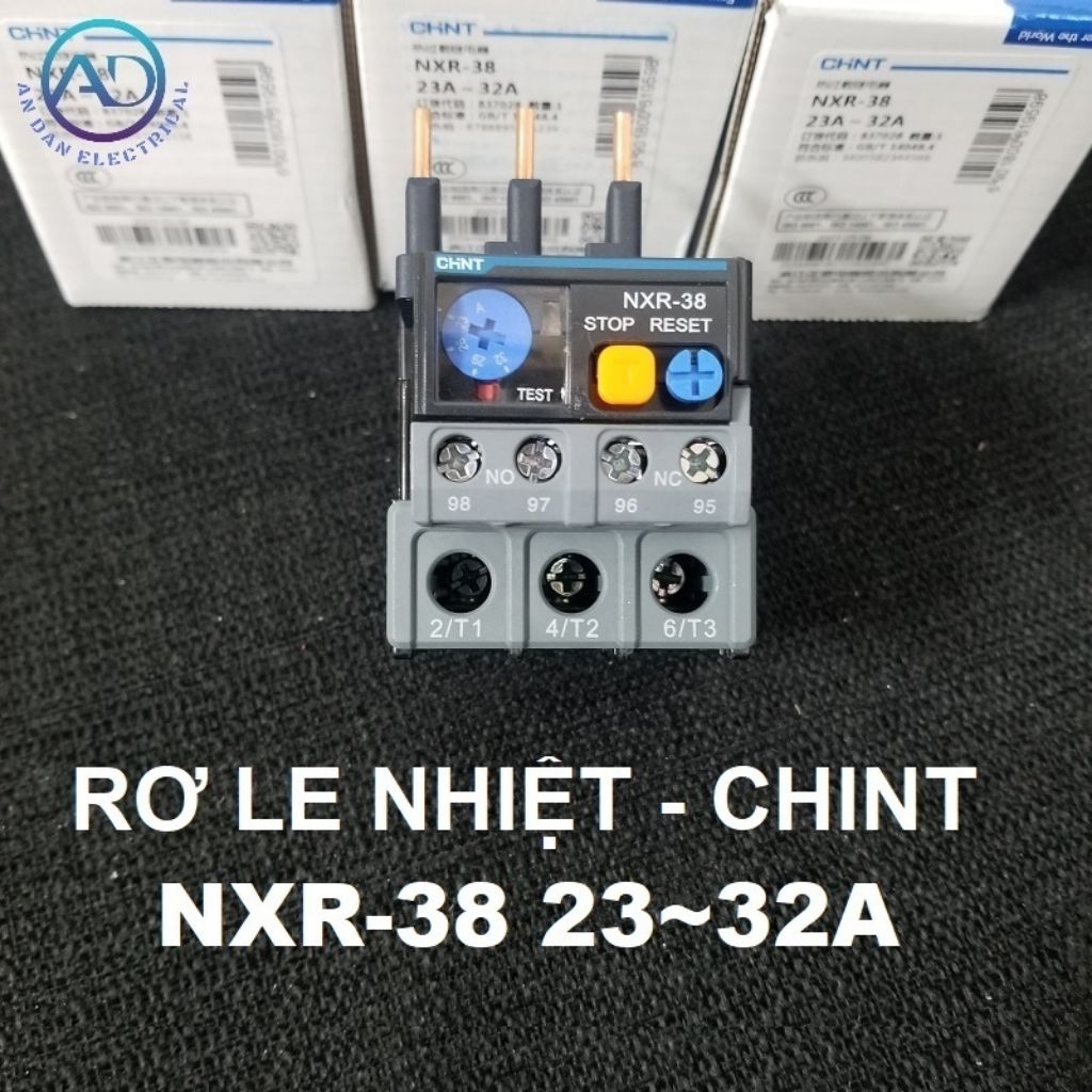 Chint NXR-38 รีเลย์ป้องกันความร้อน Amper series 23-32A