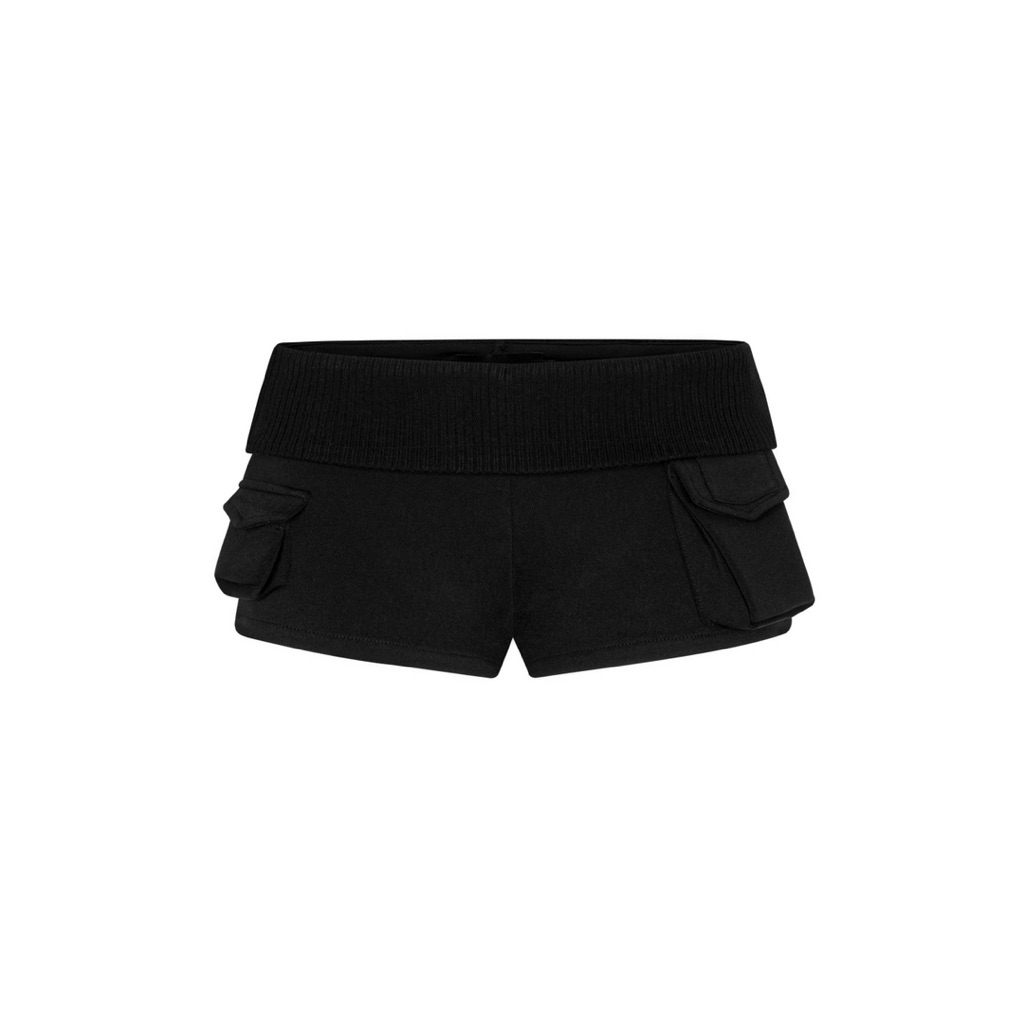 IUE STUDIO - กางเกงขาสั้นมีกระเป๋าด้านหลัง - Kanji Short