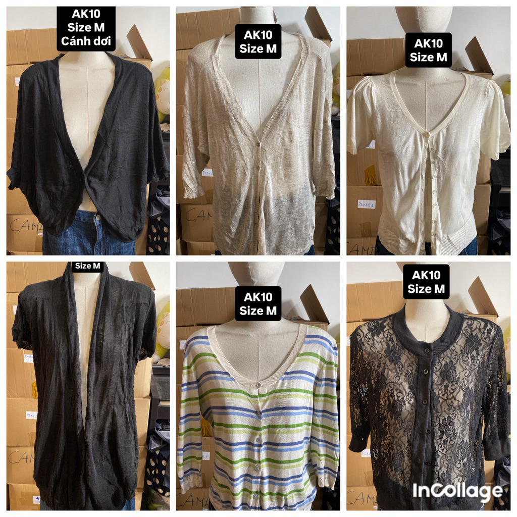 [2hand] Size S/M (Up 11/12)-เสื้อแจ็คเก็ตCardigan โครเชต์-ญี่ปุ่น/เกาหลี