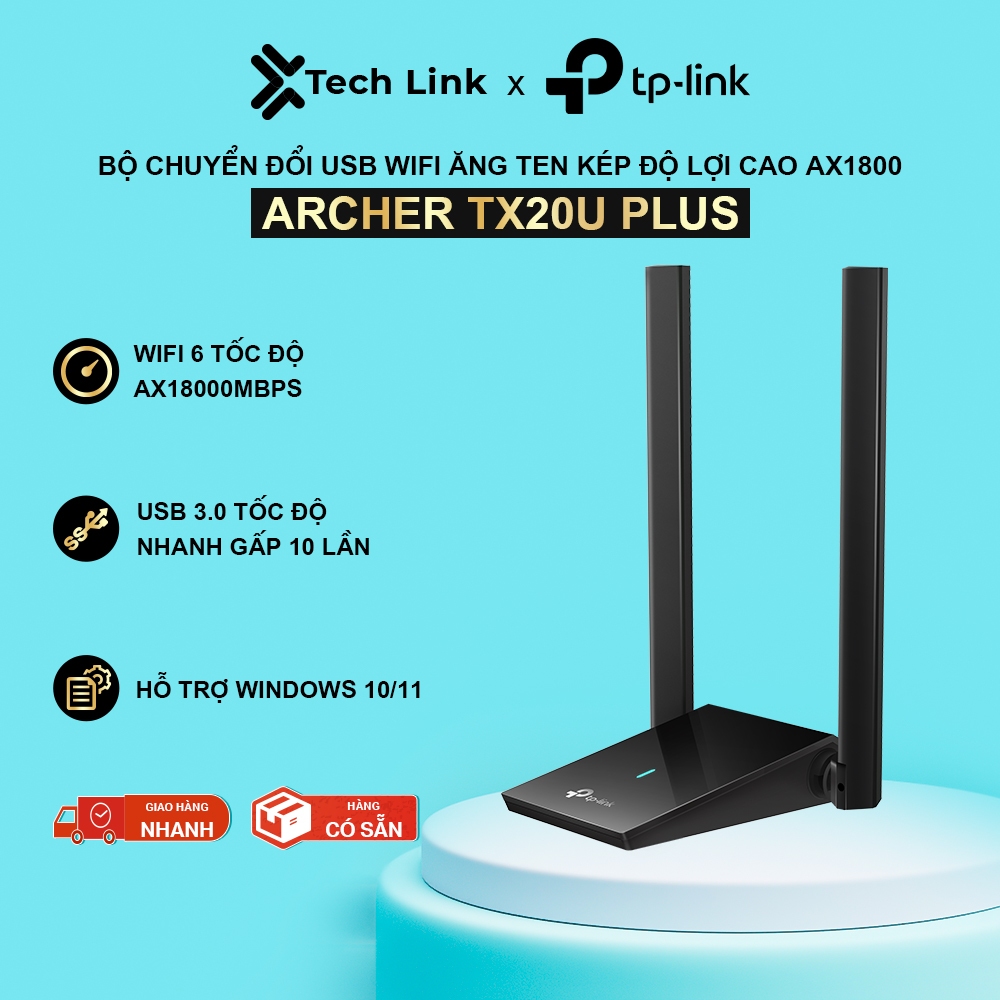 TP-Link Archer TX20U / TX20U Nano / TX20U Plus WiFi 6 Dual Band USB WiFi Adapter AX1800
