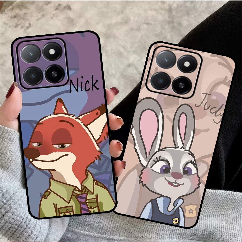 เคส HONOR X5B / X5B PLUS / X5 PLUS พิมพ์ลาย Zootopia Fox Bunny Couple Hot น่ารัก