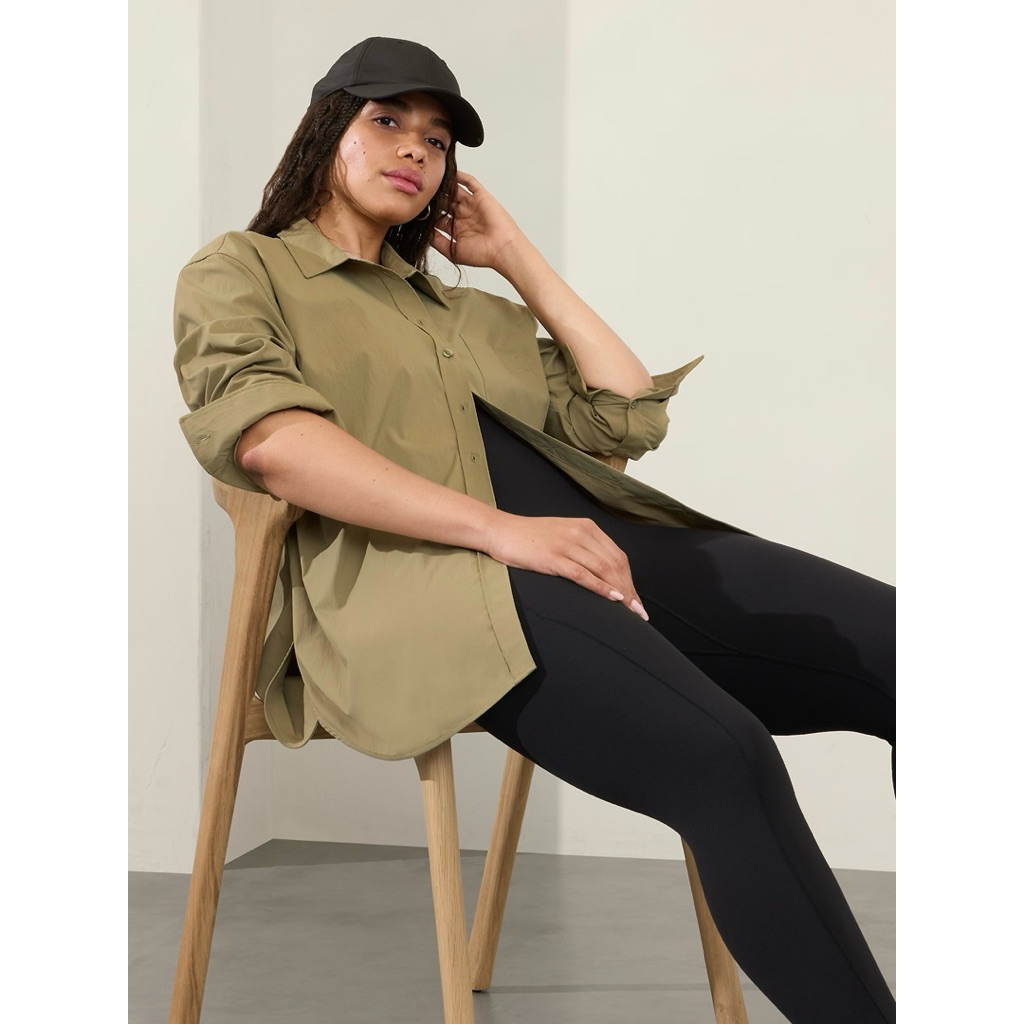 เสื้อ Athleta poplin