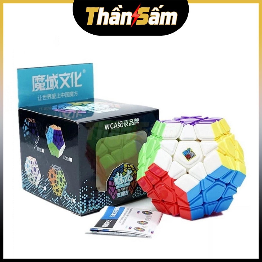 Rubik Megaminx MoYu MeiLong Megaminx Stickerless Rubic 12 ด้านตัวแปรของเล่นปัญญาสําหรับเด็ก