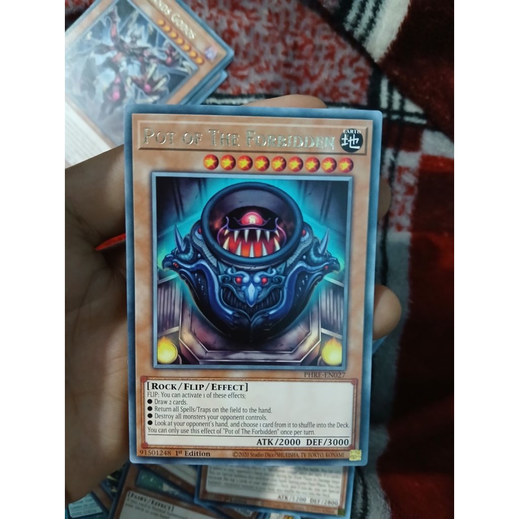 [Yugioh Bien Hoa Store] การ์ด 1 ใบ PHRE-EN027 กระถางของต้องห้าม