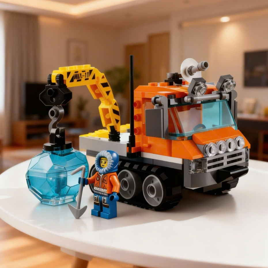 ของเล่นปริศนาเมือง – Arctic Harness Crane Truck 113 ชิ้น