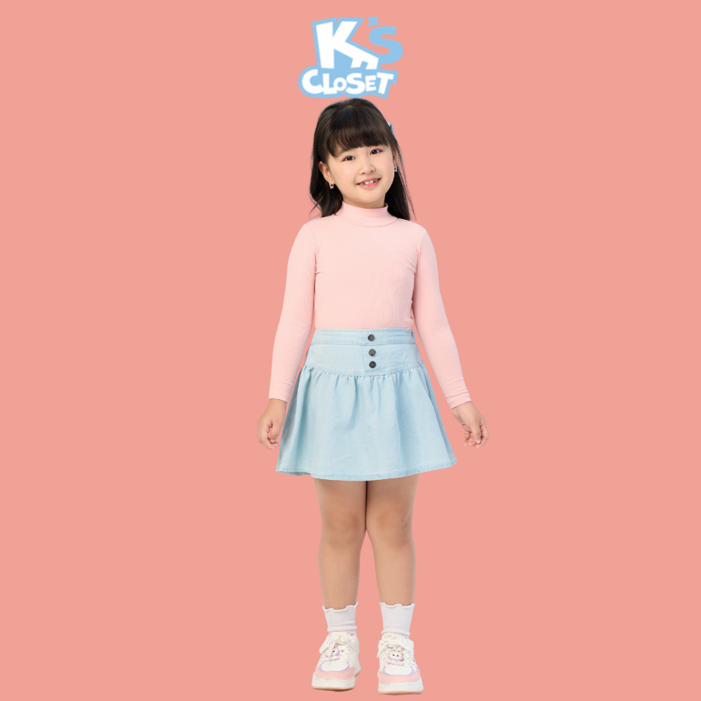 KS CLOSET เสื้อแจ็คเก็ตกันความร้อนคอเต่าทําจากวัสดุยางยืดยืด 4 ทิศทางสําหรับเด็กผู้หญิงอายุ 10-48 กก