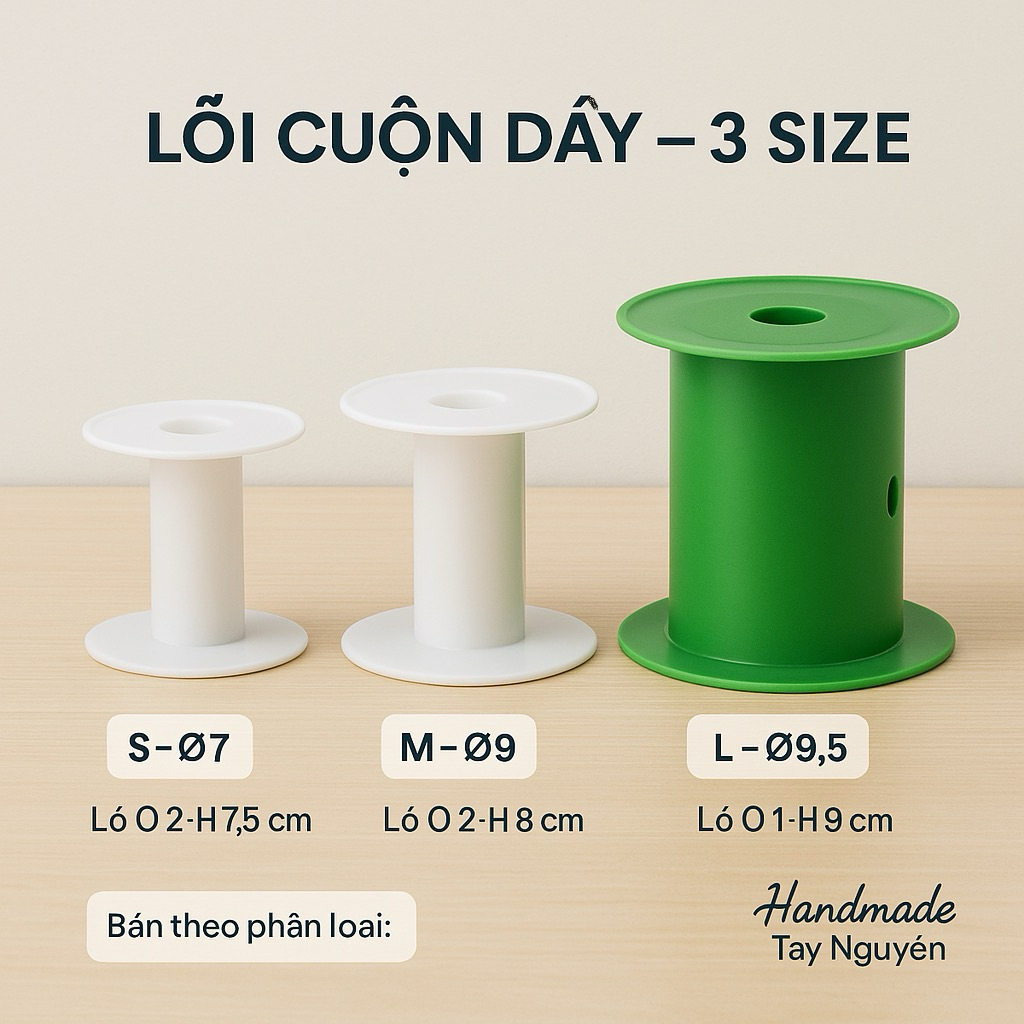 Ribbon Coil Core 3 Sizes S/M/L – Sold by Classification – Disc Ø7–9.5, Hole Ø1–2 – Flower Shop