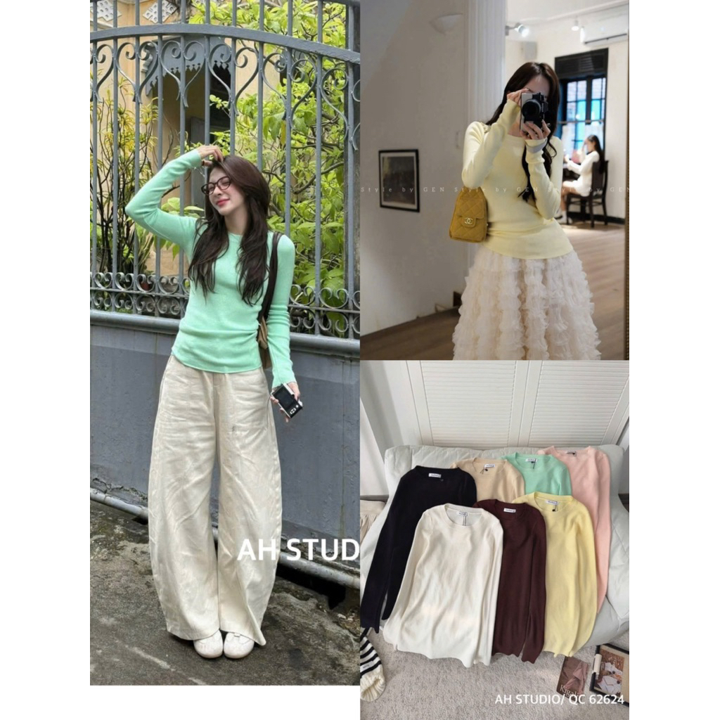 เสื้อสเวตเตอร์ QC Tag Mosequeen 4-Way Stretch Slim สุดน่ารัก - สําหรับผู้หญิง