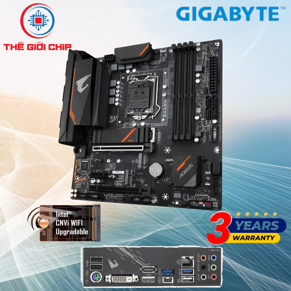 เมนบอร์ด GIGABYTE B460M AORUS PRO (m-ATX *LGA 1200 4 slot Ram DDR4 ) M.2 Wifi I like new Warranty:36