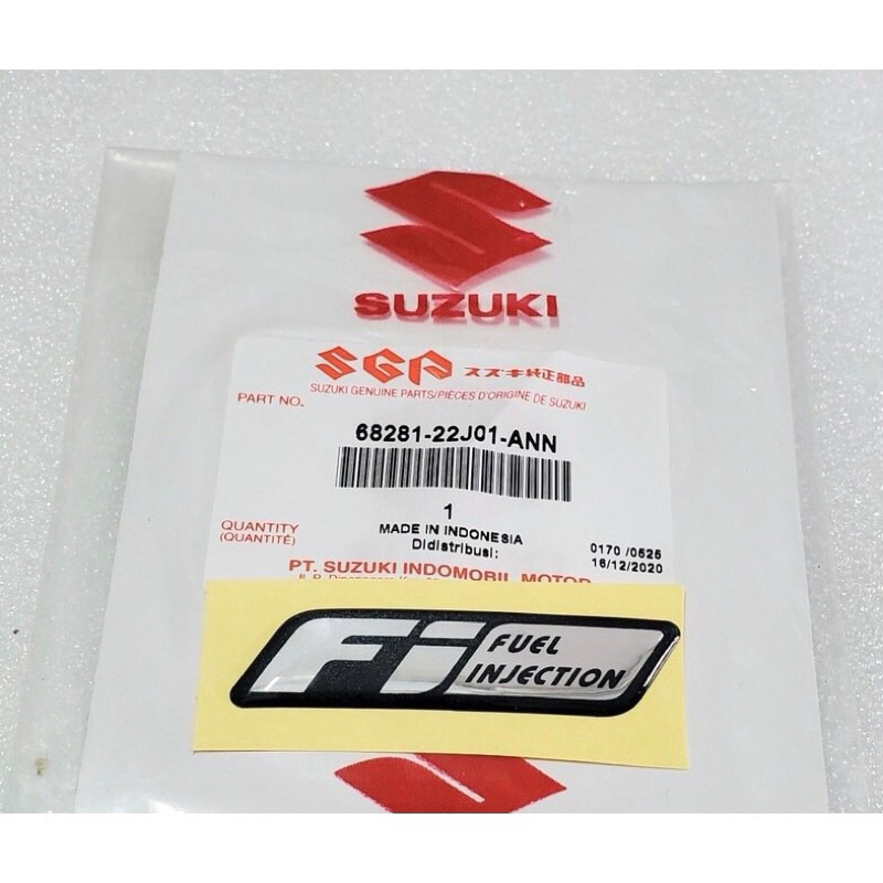 SATRIA FI 150 / SATRIA FU 150 / GSX 150-1 ฝาครอบหัว FI STAMP