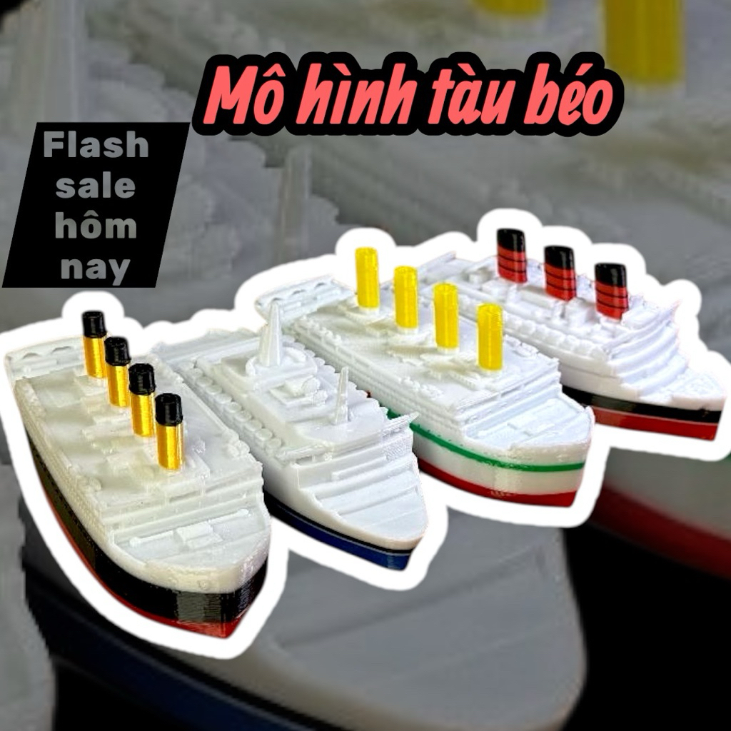 Fat Ship 3D Model - Chubby Britninic Cruise – Titanic – Queen Mary