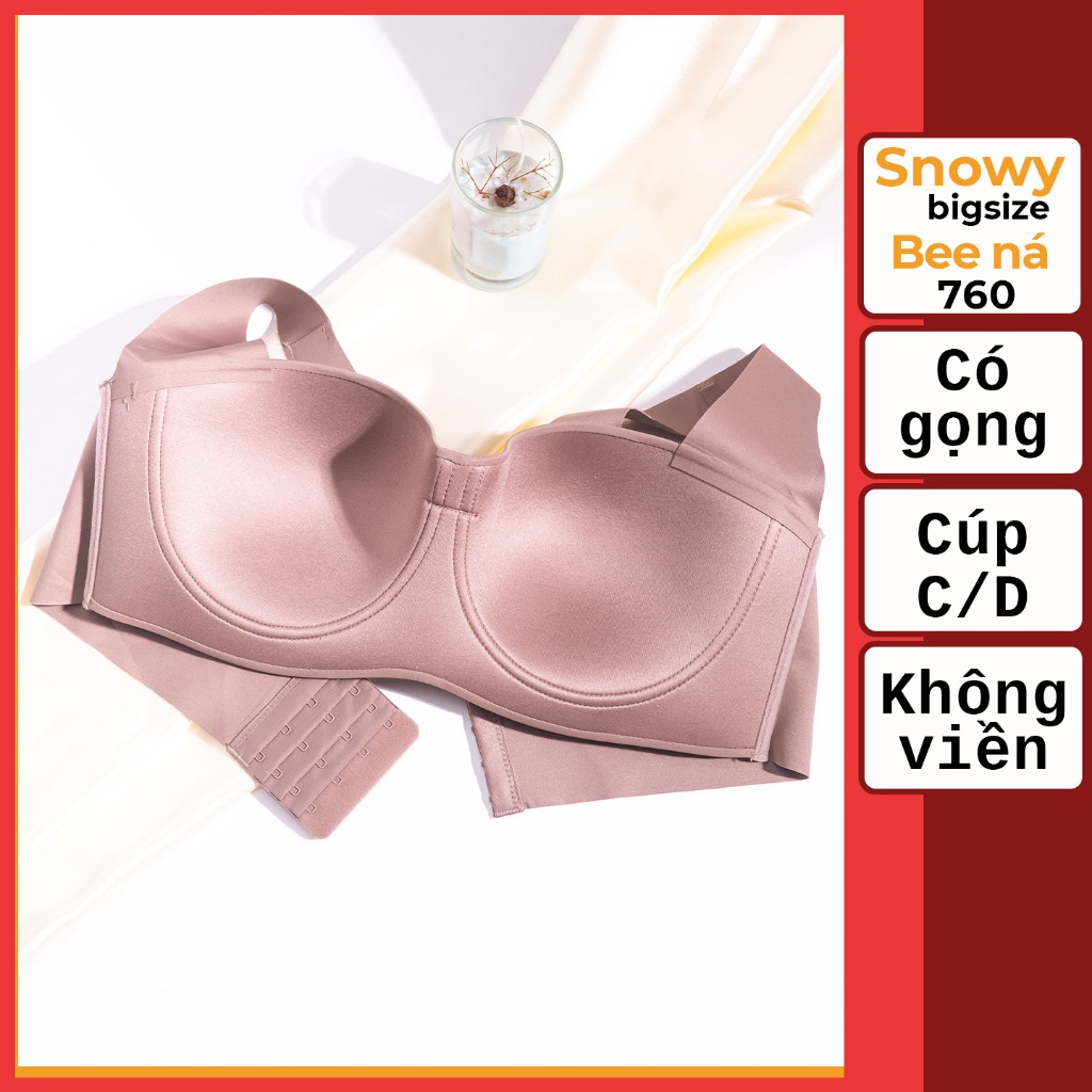 Bee Na 760 Thailand บราคัพแนวนอนไซส์ใหญ่ Underwire – ฟองน้ําบาง ปกปิดไขมันหลัง เปิดรักแร้ กันลื่น ไม