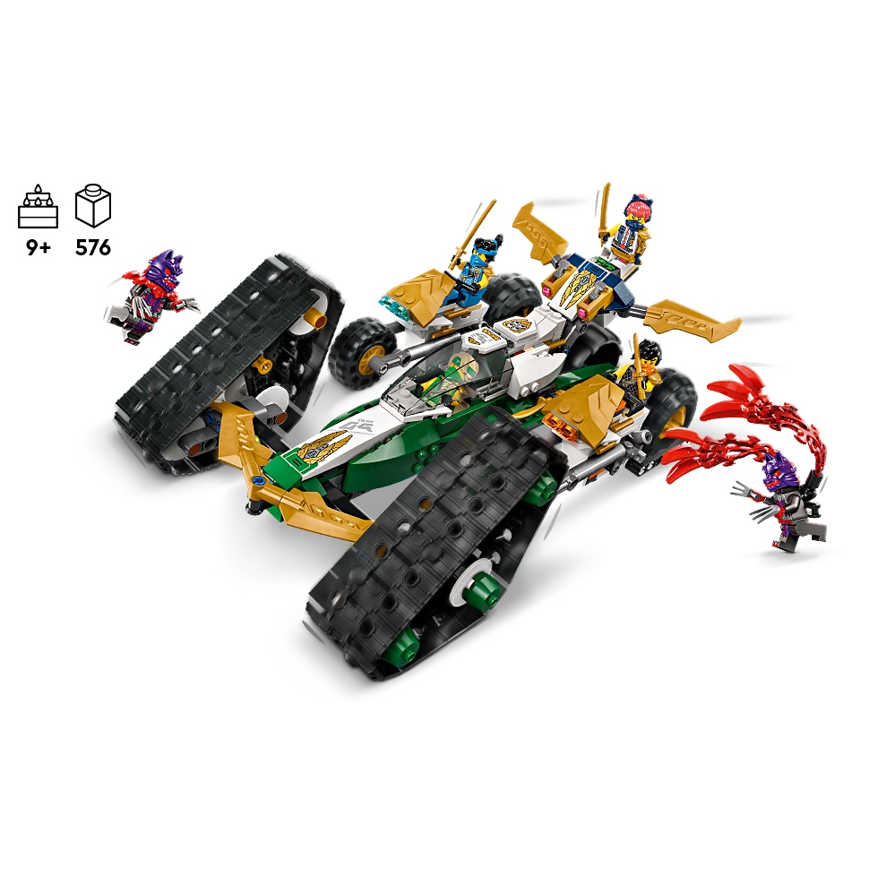 (นินจา) ประกอบ ร 89012 71820 ทีม คอมโบ รถ การต่อสู้ ถัง 634 ชิ้น