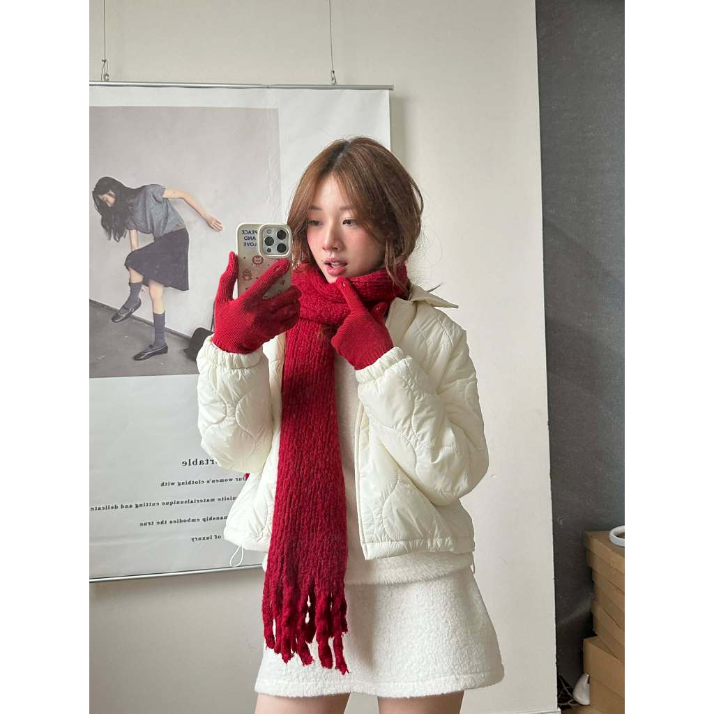 Joella: เสื้อแจ็คเก็ตปักเป้า Miami - Miami Quilt Puffer – Super Light Float ลายแฟนซีหยัก