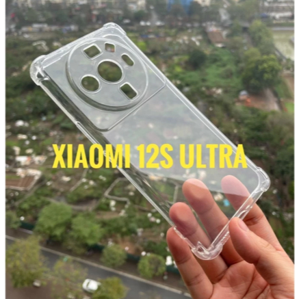 เคสซิลิโคนกันกระแทก Xiaomi 12S Ultra ป้องกัน 4 มุม กล้อง Eye Cutout