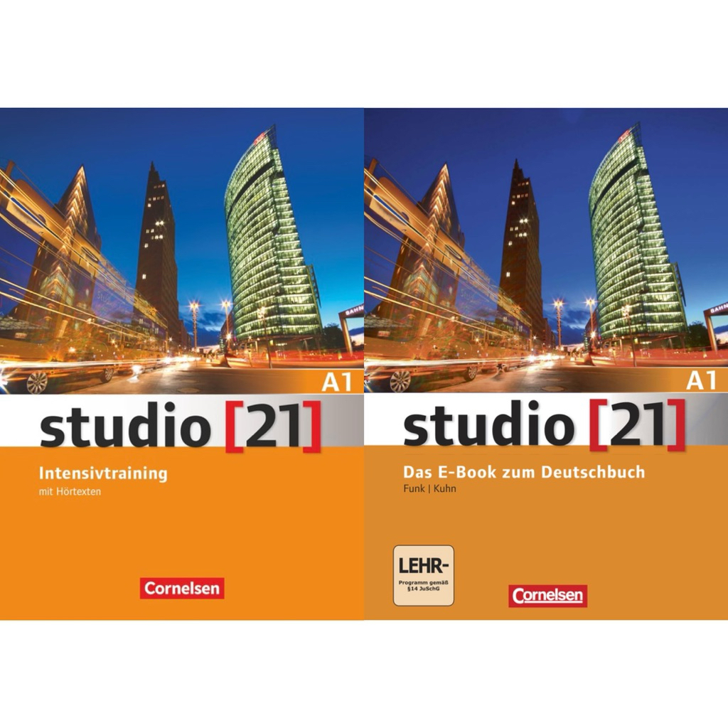 Combo of Studio notebook 21A1 Intensivtraining and Studio notebook 21A1 Das E-book Zum Deutschbusch