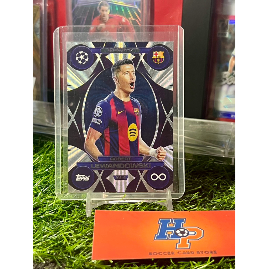 Lewandowski Infinity Topps Match Attax UCL 2025/26 การ์ดฟุตบอล