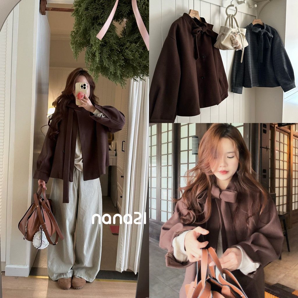 เดรสผูกโบว์ A0612 Nana21 Nanastore21 ผู้หญิง