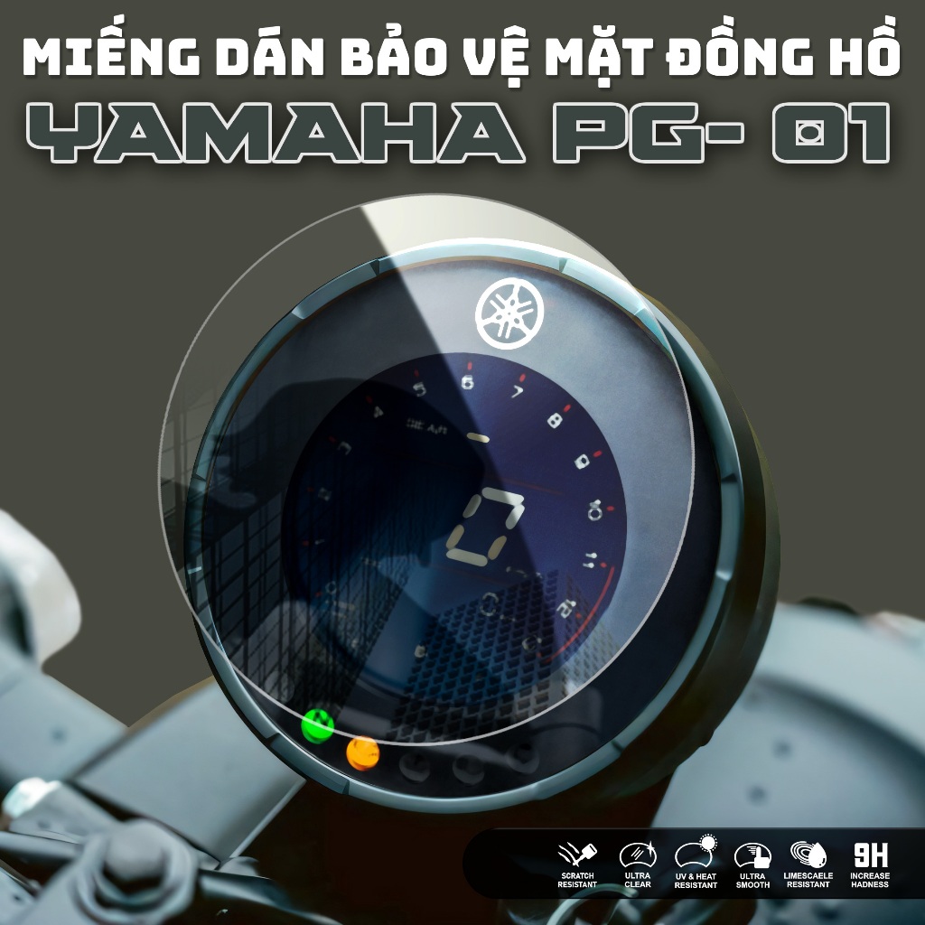 YAMAHA PG-01 สติ๊กเกอร์หน้านาฬิกา ABS PPF ป้องกันรอยขีดข่วนบนหน้าจอ Pg 01