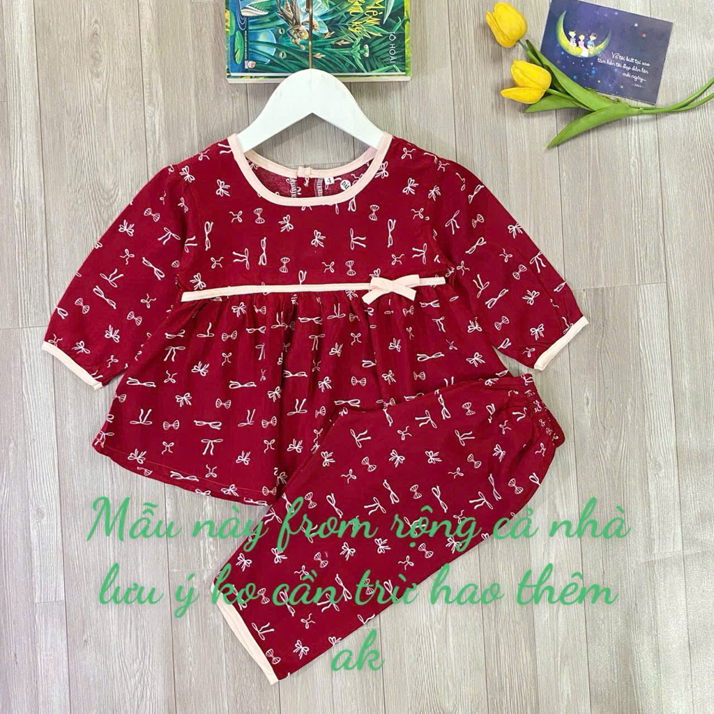 8- 34กก. จาก WIDE GIRLS ชุดโทเล่/ลินิน LONG SLEEVES BABYDOLL PANTS